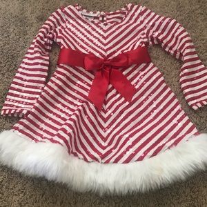 3T Bonnie Jean Candy Cane Dress!
